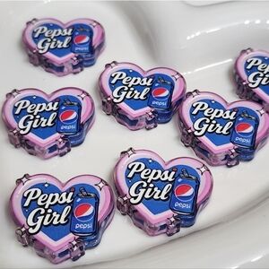 Soda Pop Focal Bead 2 Piece Acrylic Beaded Pen Keychain Crafts Jewelry Making